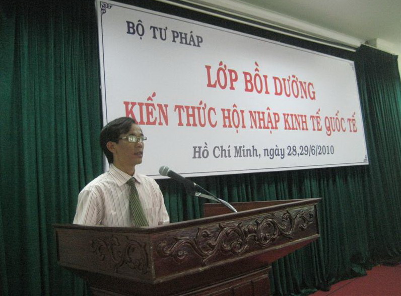 Bộ Tư pháp đã tổ chức thành công hai lớp bồi dưỡng kỹ năng hành nghề luật sư liên quan đến hội nhập kinh tế quốc tế