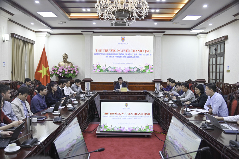 Cục Công nghệ thông tin: Phát huy vai trò nòng cốt trong chuyển đổi số Bộ, ngành Tư pháp