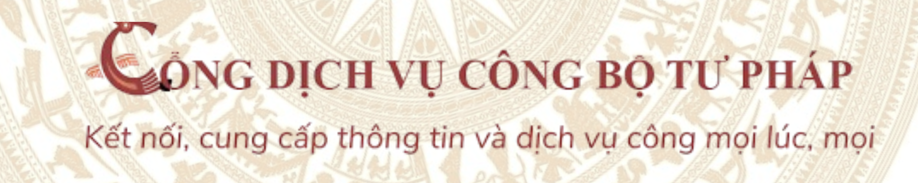 Dịch vụ công Bộ tư pháp