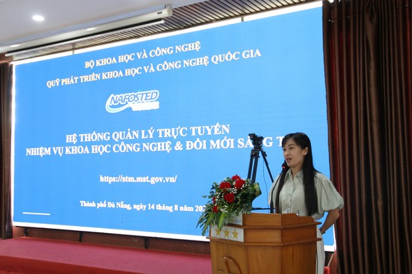 Ảnh đại diện NAFOSTED đồng hành thúc đẩy quản lý nhiệm vụ khoa học, công nghệ trên môi trường số tại Đà Nẵng