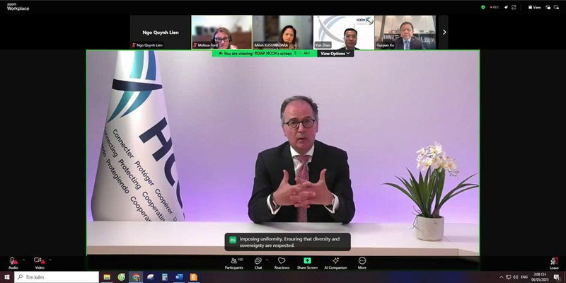 Hội thảo trực tuyến “Công ước La hay năm 2019 về công nhận và cho thi hành phán quyết nước ngoài trong lĩnh vực dân sự hoặc thương mại: Kết nối công lý toàn cầu”